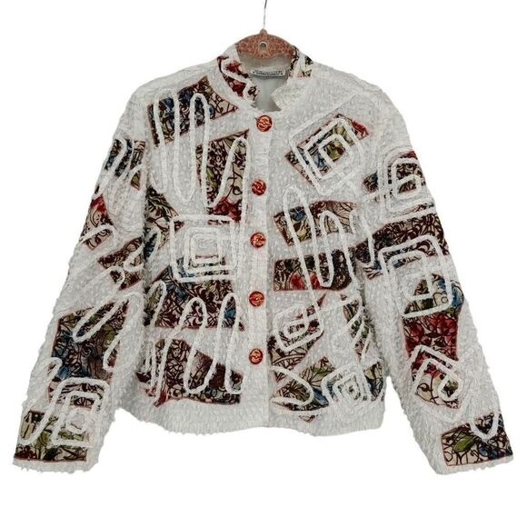 New Direction Vintage Art To Wear Jacket Large - Picture 1 of 8